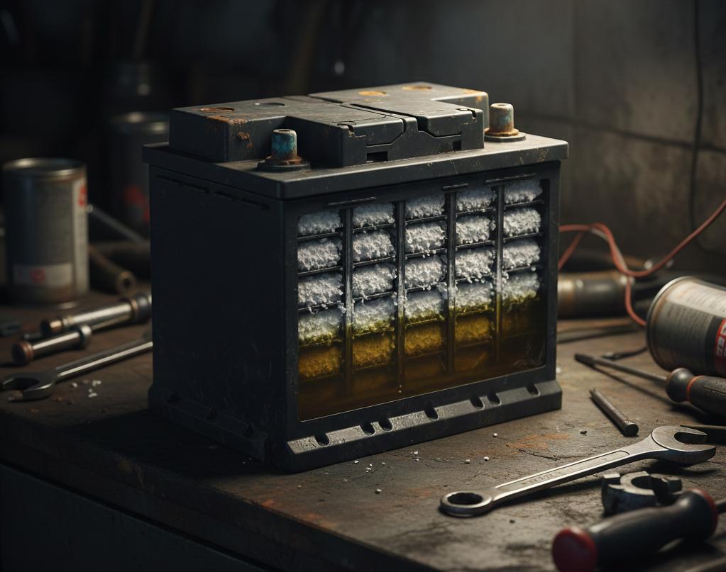 Co je sulfatace autobaterie?