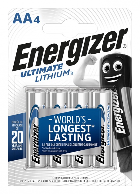 *Baterie ENERGIZER Ultimate Lithium AA FR6 4ks