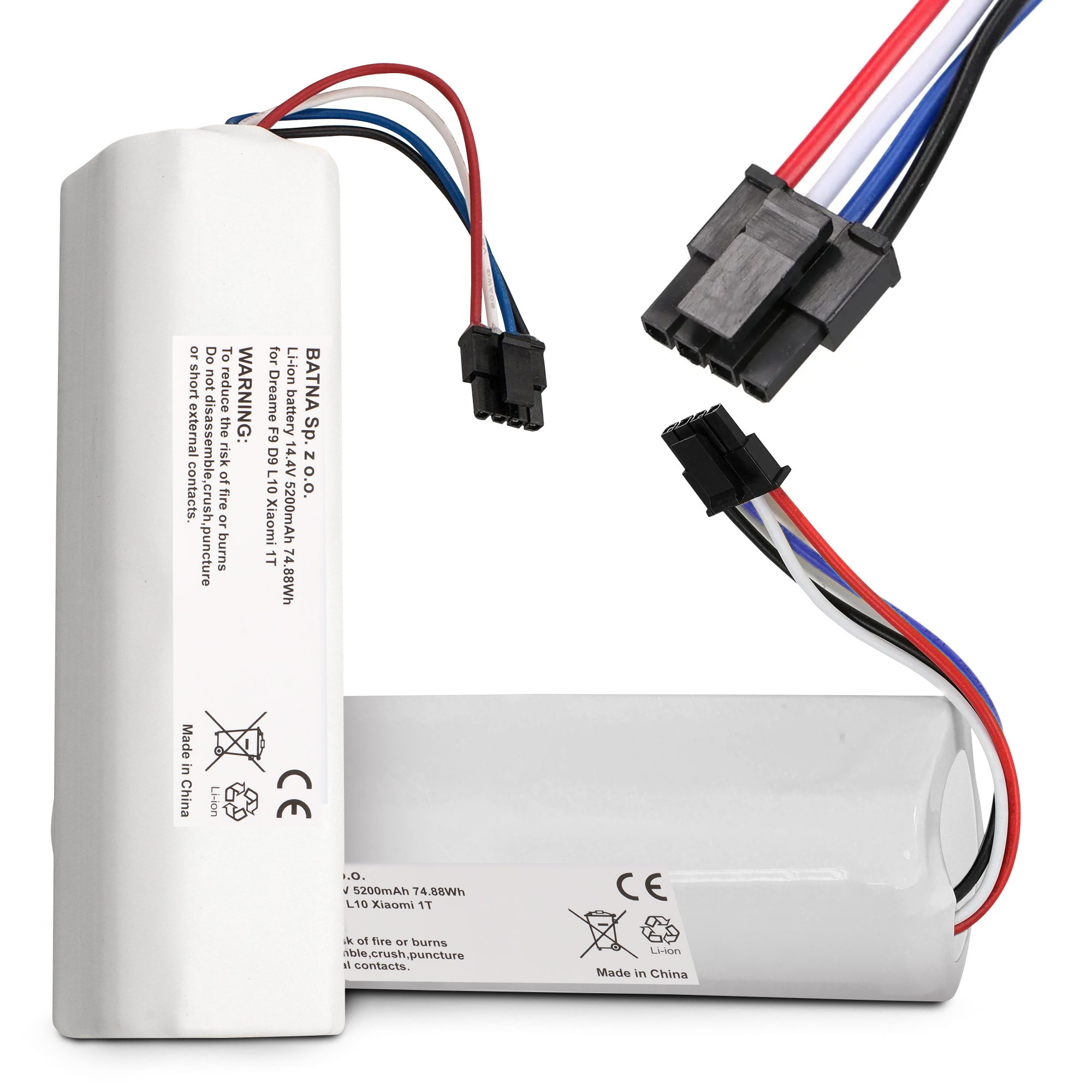 Baterie DREAME F9/D9/D9 PRO/D9 MAX/L10 PRO ROBOT/XIAOMI 1T 14,4 V 5200 mAh