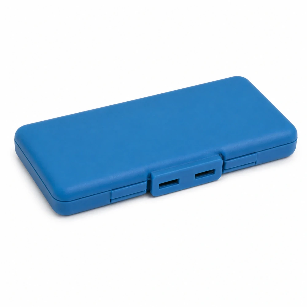 Ochranné pouzdro pro 4× M.2 SSD NVMe/SATA 2230–2280, EVA, modré