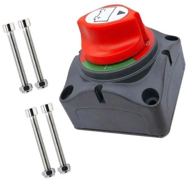 *Bateriový odpojovač 12–48 V DC, 275 A, 500 A / 10 s, M10 – A701-G