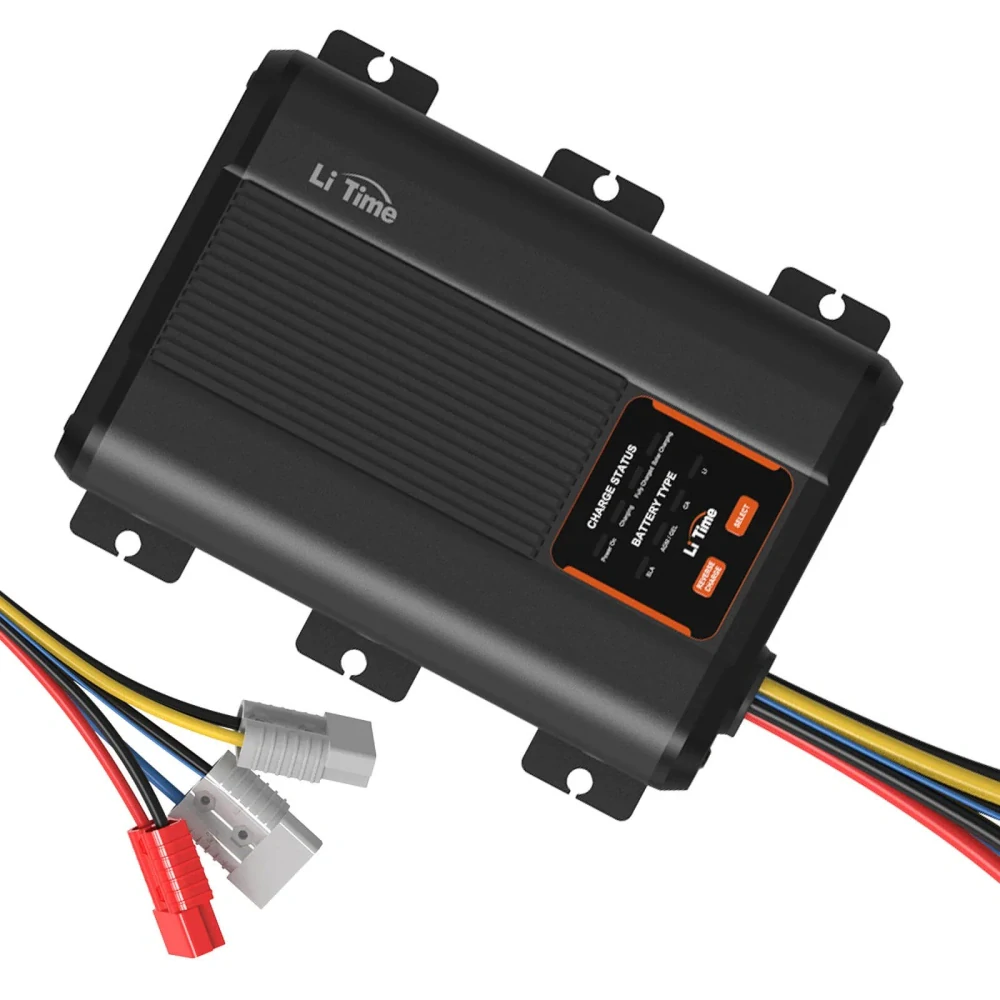 LiTime 12V 40A DC-DC nabíječka s MPPT – alternátor a solární panel