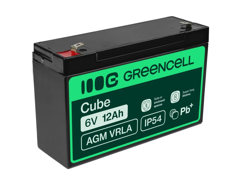 *Green Cell AGM Baterie 6V 12Ah
