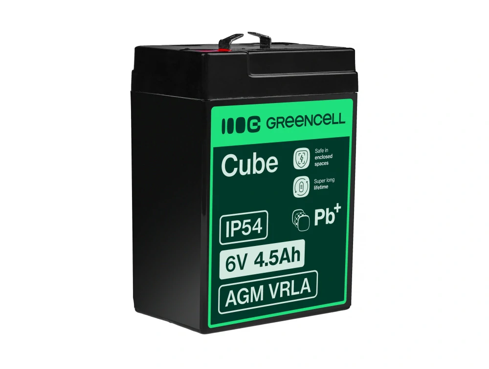 *Green Cell AGM Baterie 6V 4.5Ah