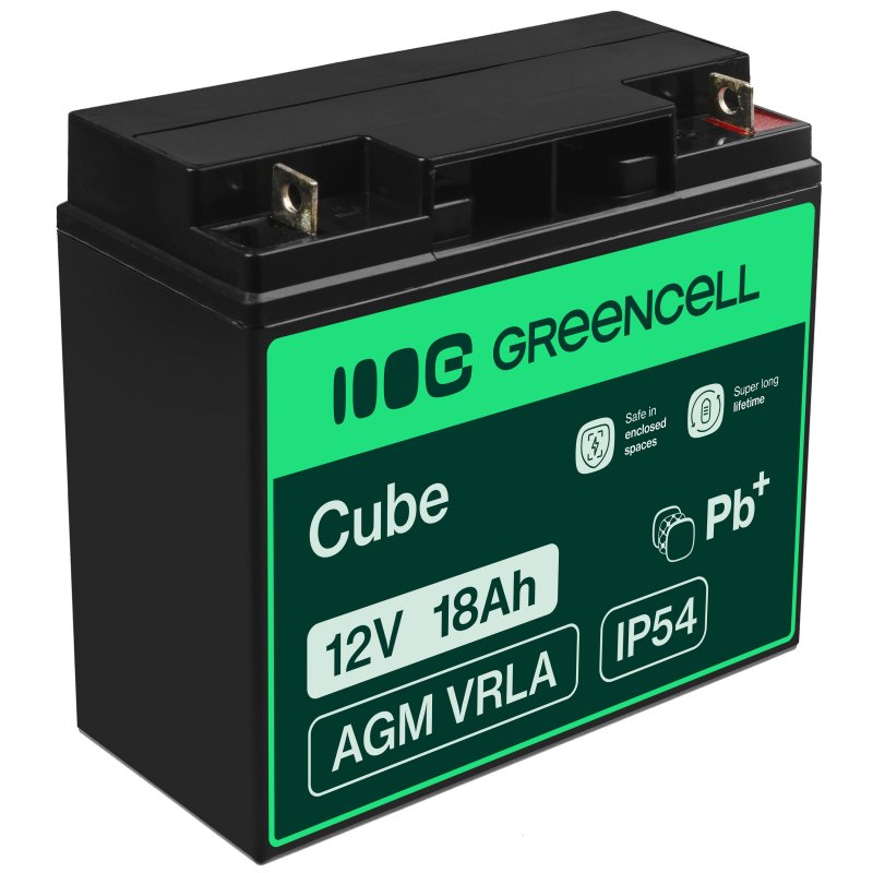 *Green Cell AGM Baterie 12V 18Ah
