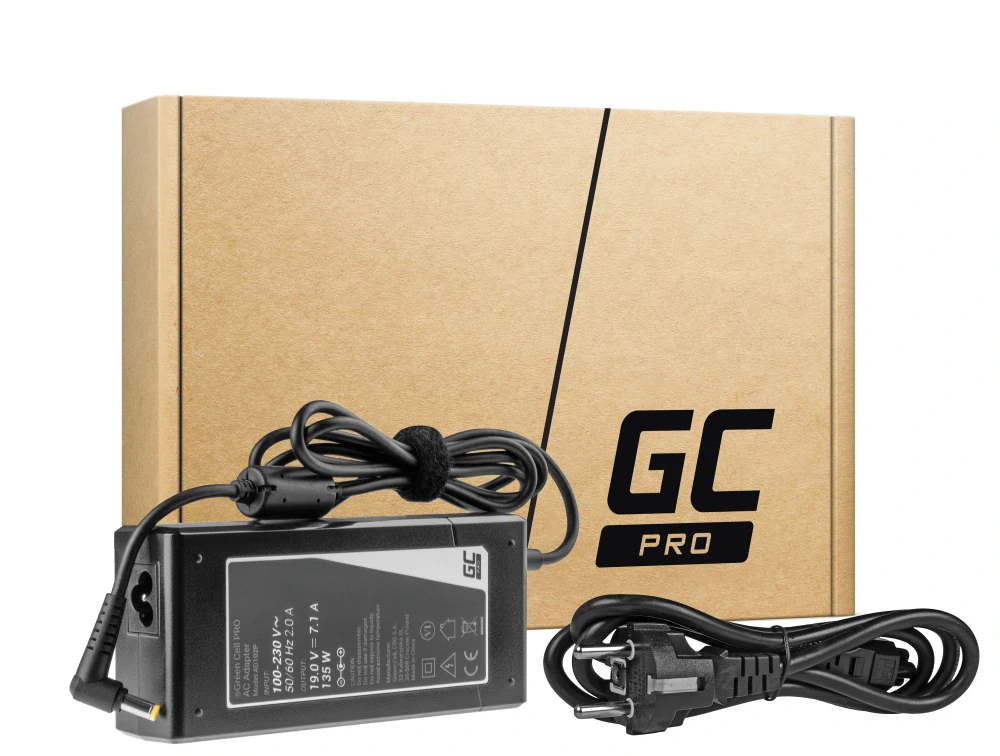 *Green Cell AD102P Adaptér Nabíječka Acer Aspire Nitro V15 VN7-571G VN7-572G VN7-591G VN7-592G 19V 7.1A 135W