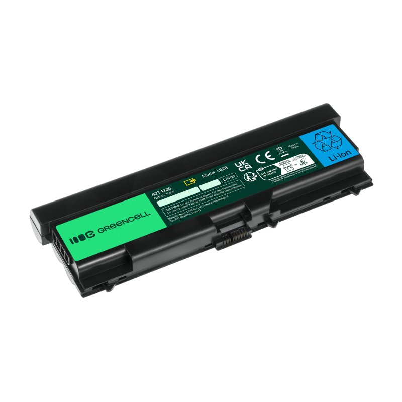 Green Cell LE28 Baterie Lenovo IBM Thinkpad SL410 SL510 T410 T510 6600mAh Li-ion