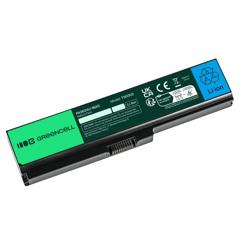 *Green Cell TS03V2 Baterie Toshiba Satellite A660 C650 C660 C660D L650 L650D L655 L670 L670D L675 4400mAh Li-ion