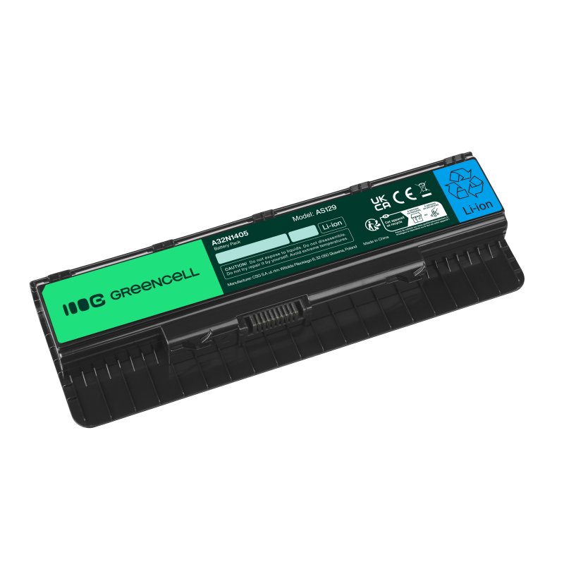 *Green Cell AS129 Baterie Asus A32N1405 Asus G551 G551J G551JM G551JW G771 G771J G771JM G771JW N551 4400mAh Li-ion