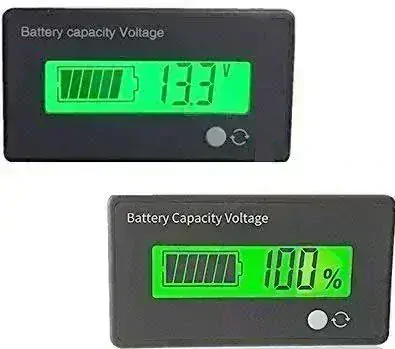 *Displej baterie - Voltmetr 8-70V a ukazatel kapacity baterie 12-50,4V JS-C32