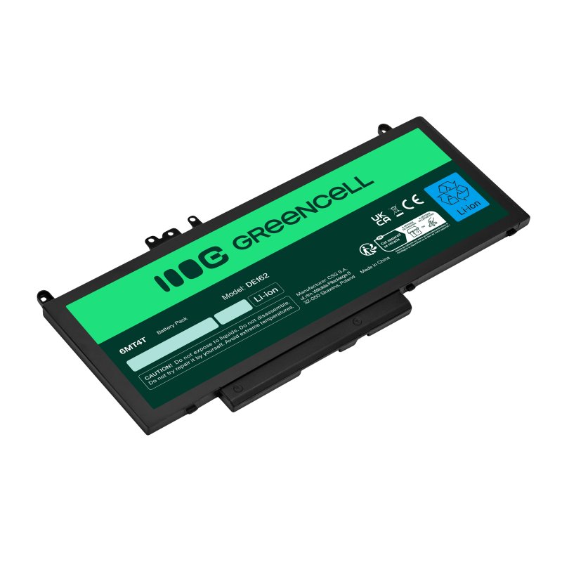 *Green Cell DE162 Baterie Dell 6MT4T 07V69Y for Dell Latitude E5270 E5470 E5570 7200mAh Li-Pol