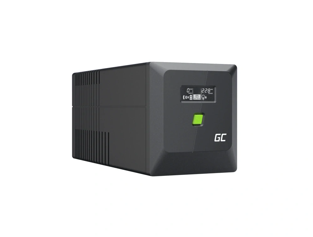 Green Cell UPSLM600 Záložní zdroj UPS Greencell 1000VA 600W PowerProof s LCD displejem modifikovaný sinus