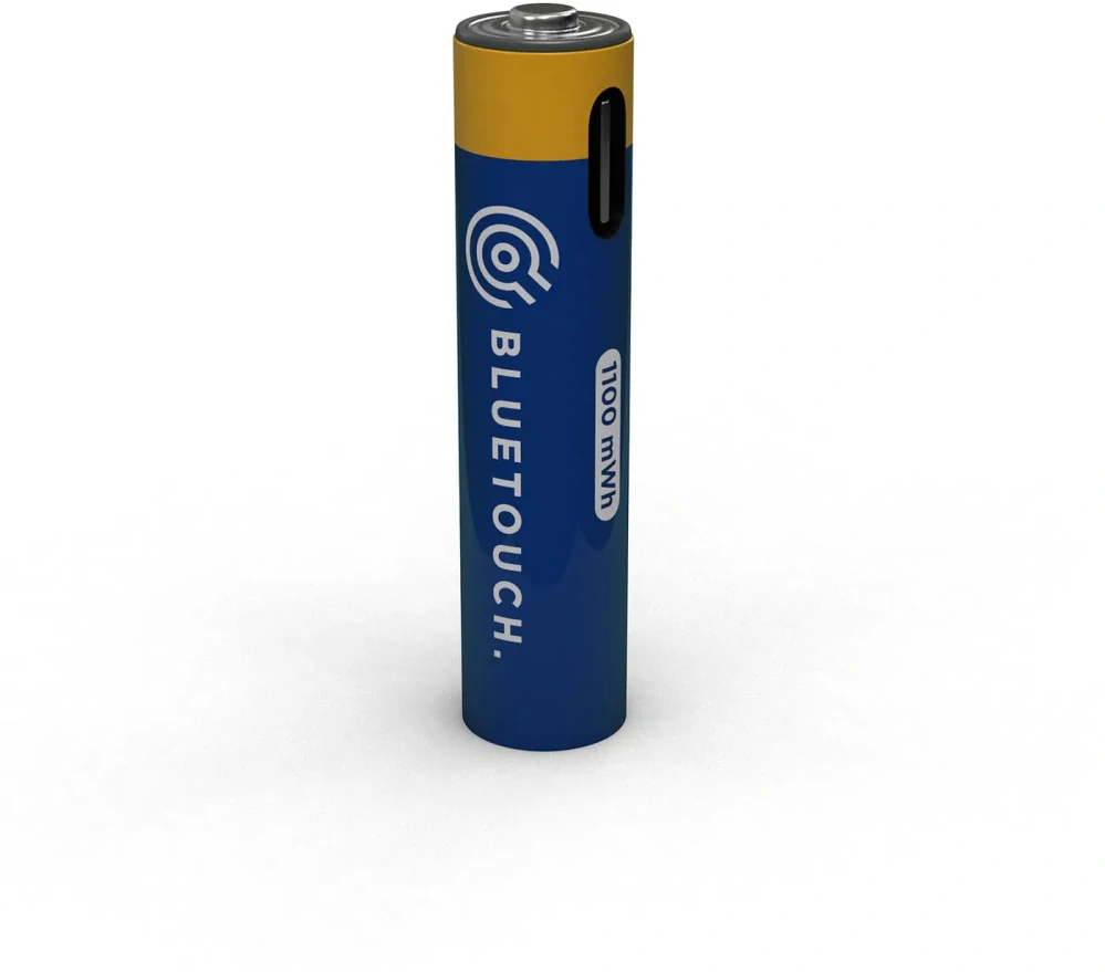 *BlueTouch USB-C nabíjecí baterie AAA 1,5 V / 0,74 Ah – Li-Ion tužkové články s USB-C nabíjením, 2 ks