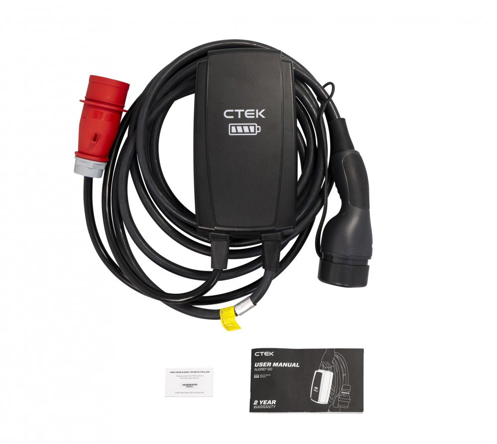 CTEK Nabíječka pro elektromobily Njord GO, Type 2, 11kW