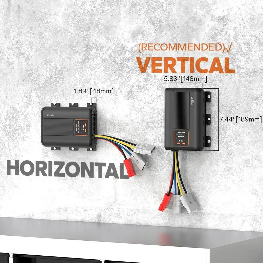LiTime 12V 40A DC-DC nabíječka s MPPT – alternátor a solární panel