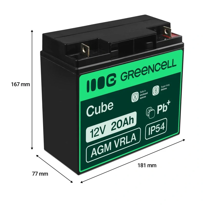 *Green Cell AGM Baterie 12V 20Ah