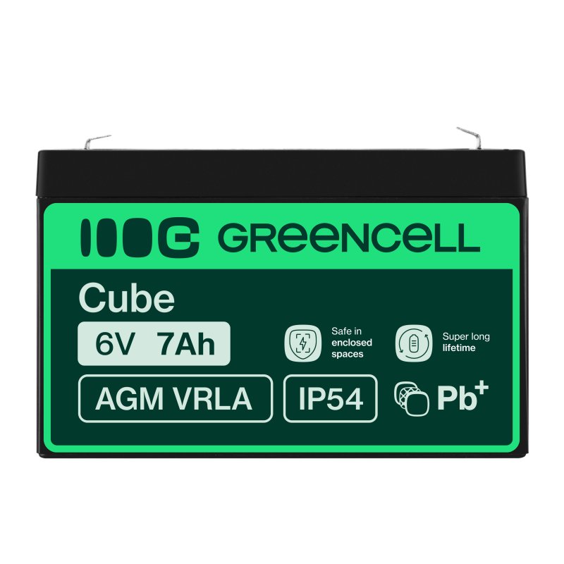*Green Cell AGM Baterie 6V 7Ah