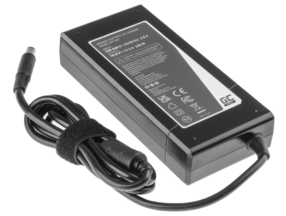 Green Cell AD106P Nabíječka adaptér pro Dell Precision 7510 7710 M4700 M4800 M6600 M6700 M6800 Alienware 17 M17x 19,5V 240W