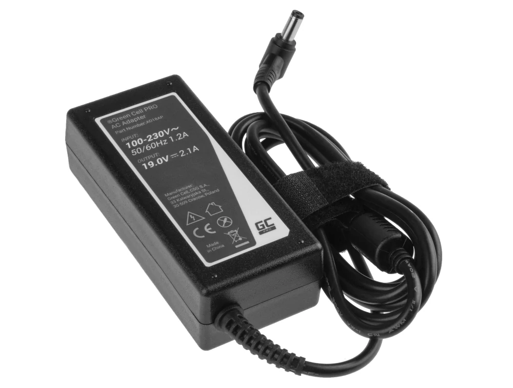*Green Cell AD18AP Nabíječka adaptér pro Samsung 530U NP530U3B NP530U3C 535U NP535U3C NP540U3C NP900X3C NP905S3G 19V 40W
