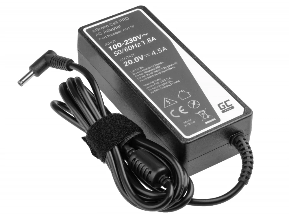 *Green Cell AD13P Adaptér Nabíječka Lenovo B570 G550 G570 G575 G770 G780 G580 G585 IdeaPad P580 Z510 Z580 Z585 20V 4.5A 90W