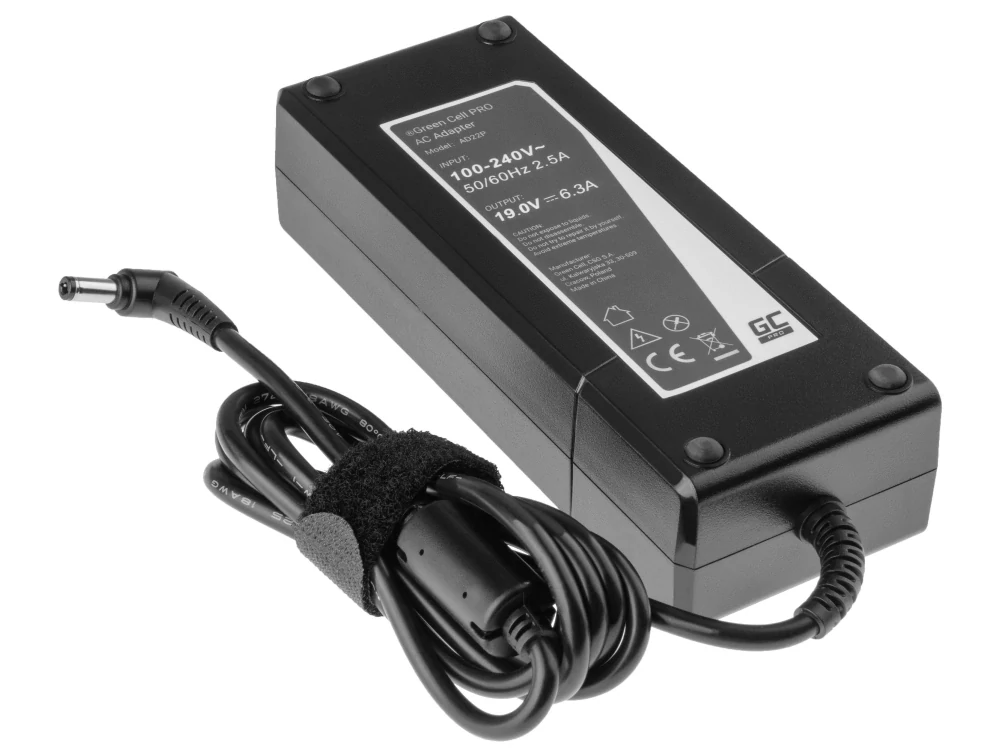*Green Cell AD22P Adaptér Nabíječka Asus G56 G60 K73 K73S K73SD K73SV F750 X750 MSI GE70 GT780 19V 6.3A 120W