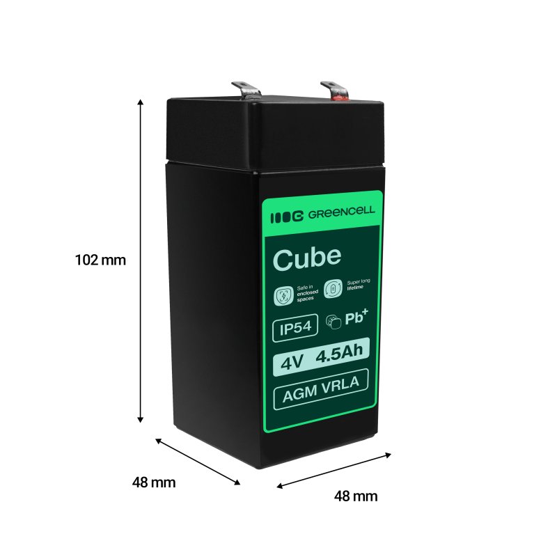 *Green Cell Baterie AGM VRLA Green Cell 4V 4.5Ah