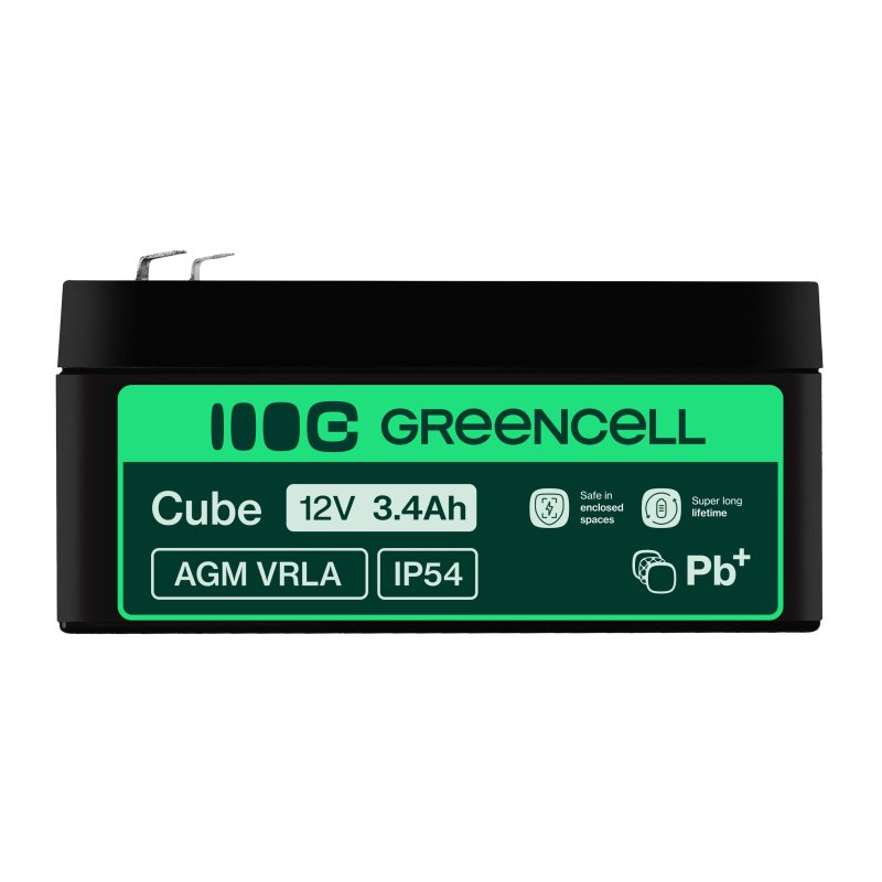 *Green Cell AGM baterie 12V 3.4Ah