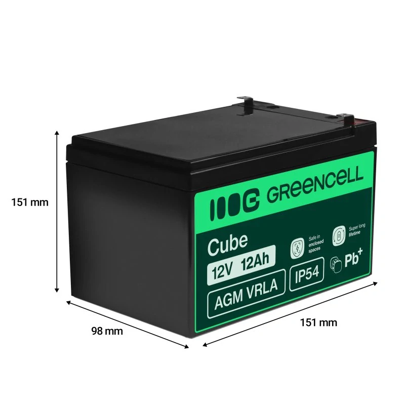*Green Cell AGM Baterie 12V 12Ah