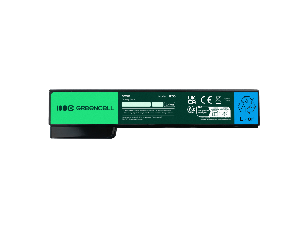 *Green Cell HP50 Baterie HP EliteBook 8460p ProBook 6360b 6460b 6560b 4400mAh Li-ion
