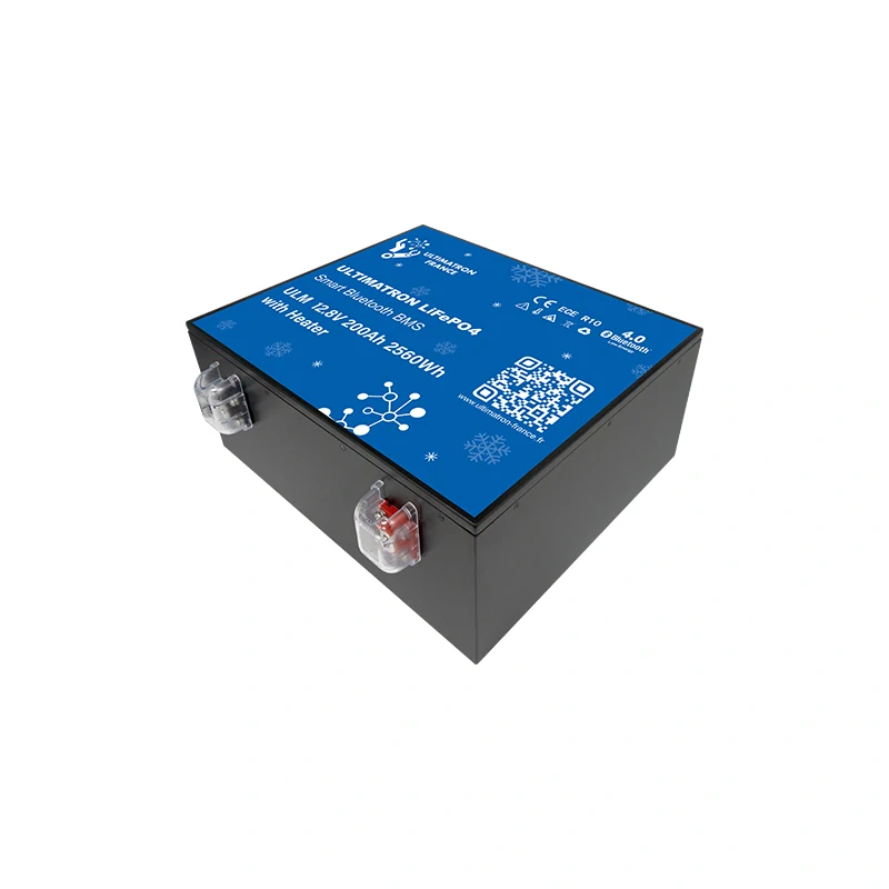 *❄️Baterie Ultimatron ULM-12-200H LiFePO4 12,8V 200Ah 2560Wh Ultimatron Smart BMS s vyhříváním – pod sedadlo