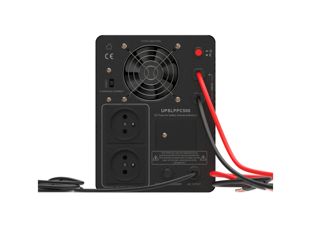 Green cell UPSLPPC500 Záložní Napájení AVR UPS 800VA 500W PowerCore 12V DC s LCD displejem, čistý sinus