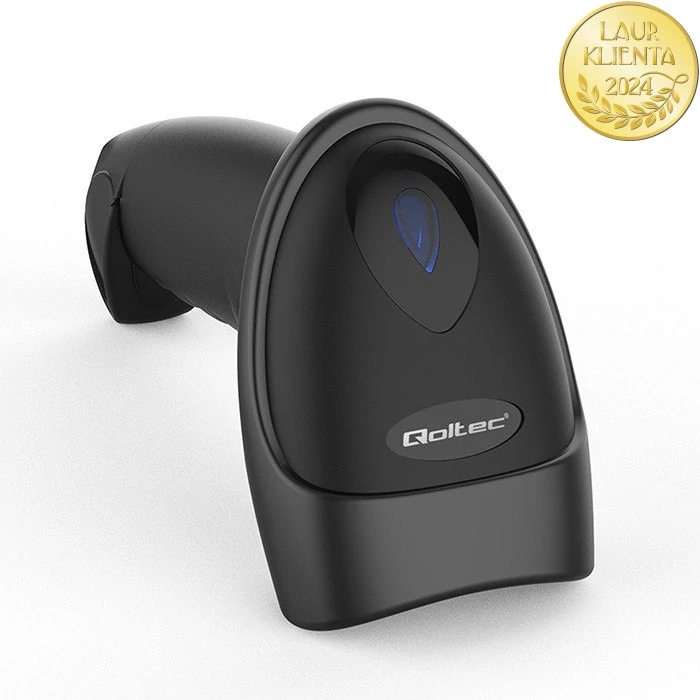 Qoltec 50880 Čtečka čárových kódů a QR kódů Qoltec | 1D 2D | USB | Bluetooth