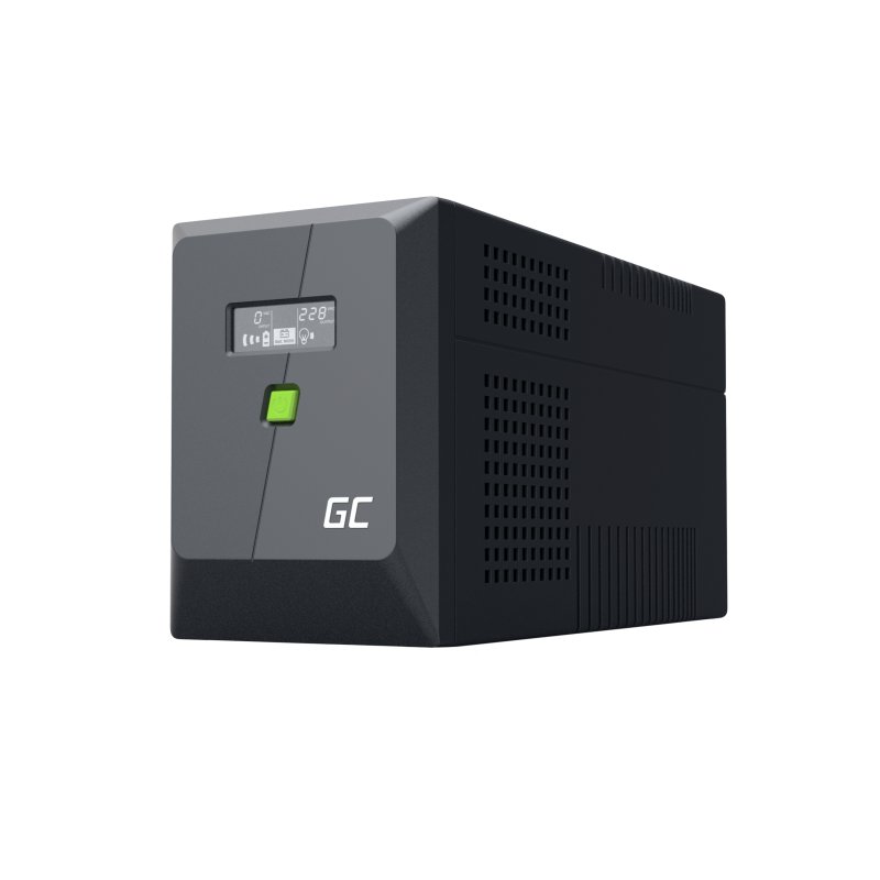 Green Cell UPSLM1200 Záložní zdroj UPS Greencell 2000VA 1200W PowerProof s LCD displejem modifikovaný sinus