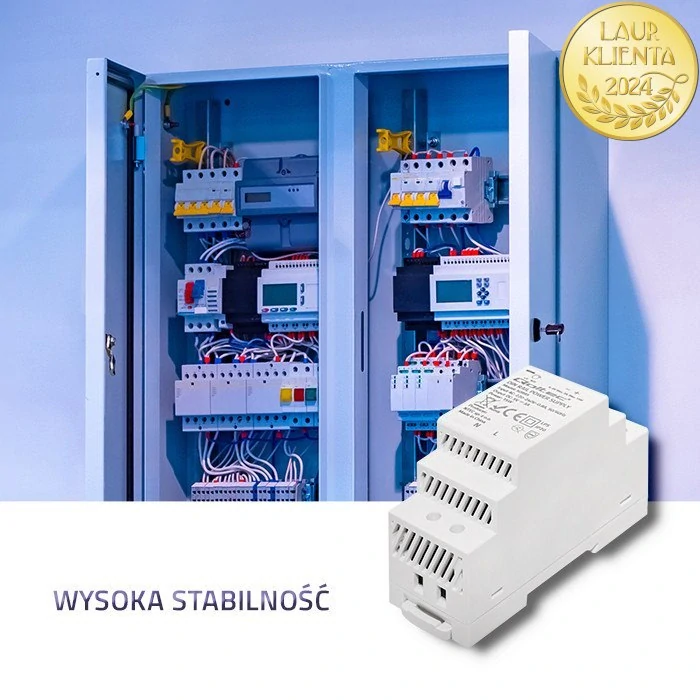 Qoltec 50995 – Průmyslový napájecí zdroj na DIN lištu 15 W / 5 V / 3 A / Bílý