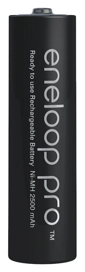 *Panasonic Eneloop PRO AA 2500mAh (R6) dobíjecí baterie BK-3HCDE/4BE – 4 ks, Ni-MH, vysoká kapacita, dlouhá životnost