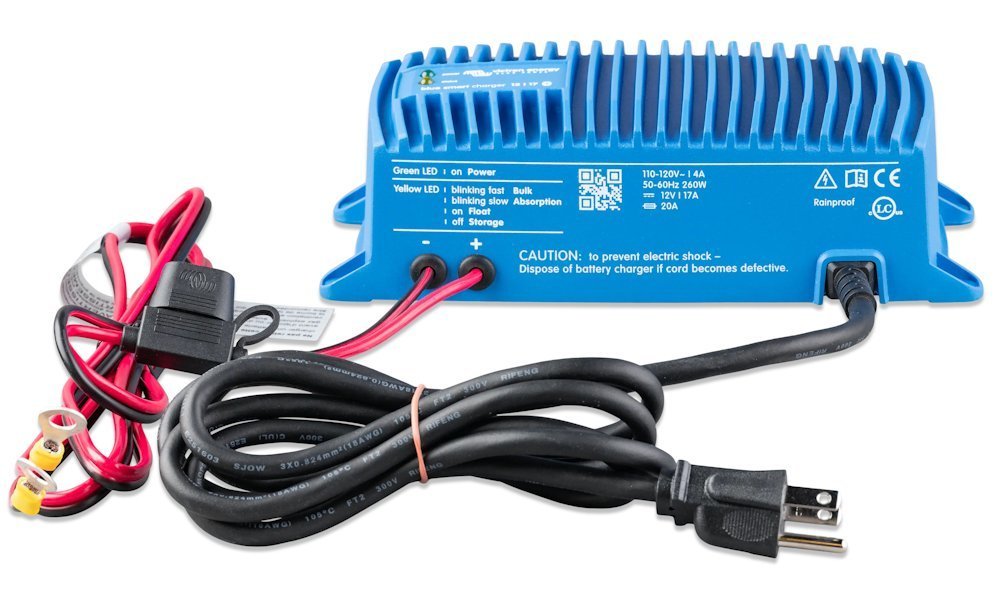 Victron Energy Victron BlueSmart IP67 12V/17A Bluetooth nabíječka baterií – voděodolná LiFePO4, AGM, GEL