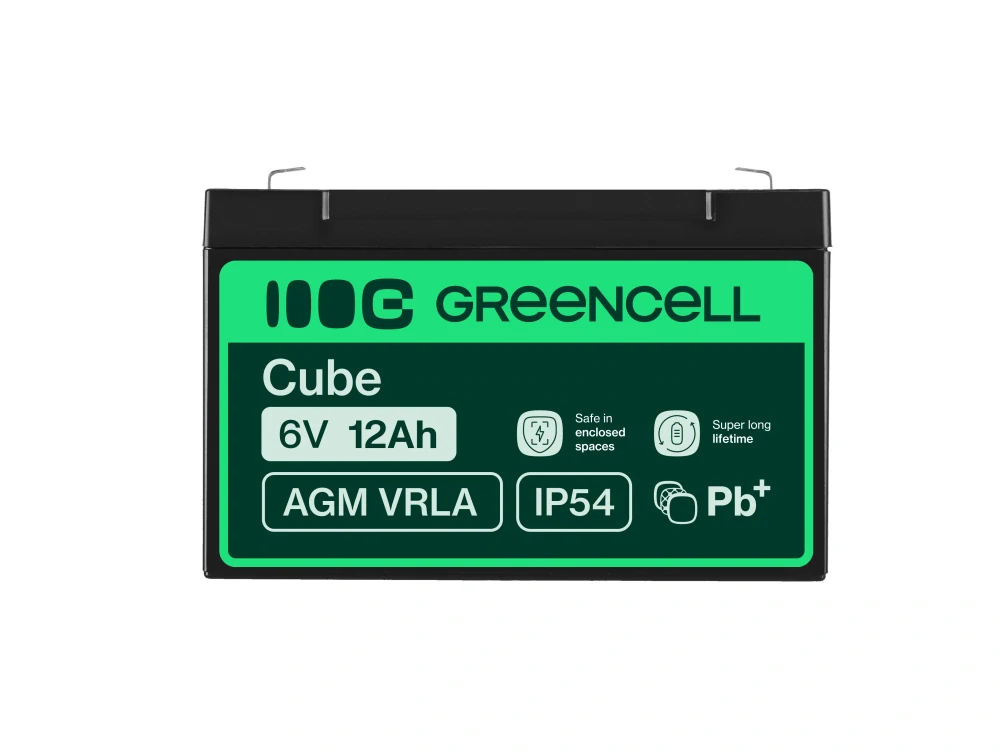*Green Cell AGM Baterie 6V 12Ah