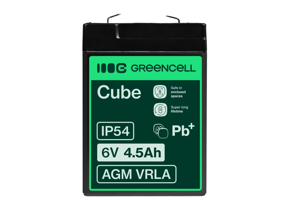 *Green Cell AGM Baterie 6V 4.5Ah
