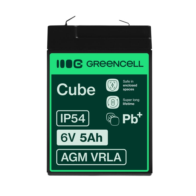 *Green Cell AGM Baterie 6V 5Ah