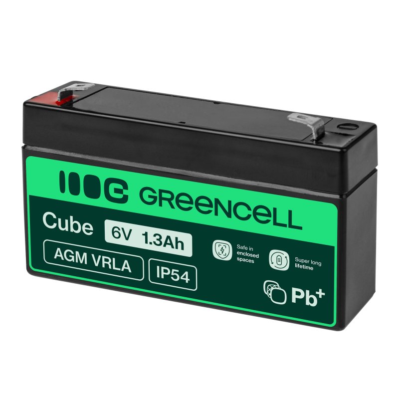 *Green Cell AGM Baterie 6V 1.3Ah