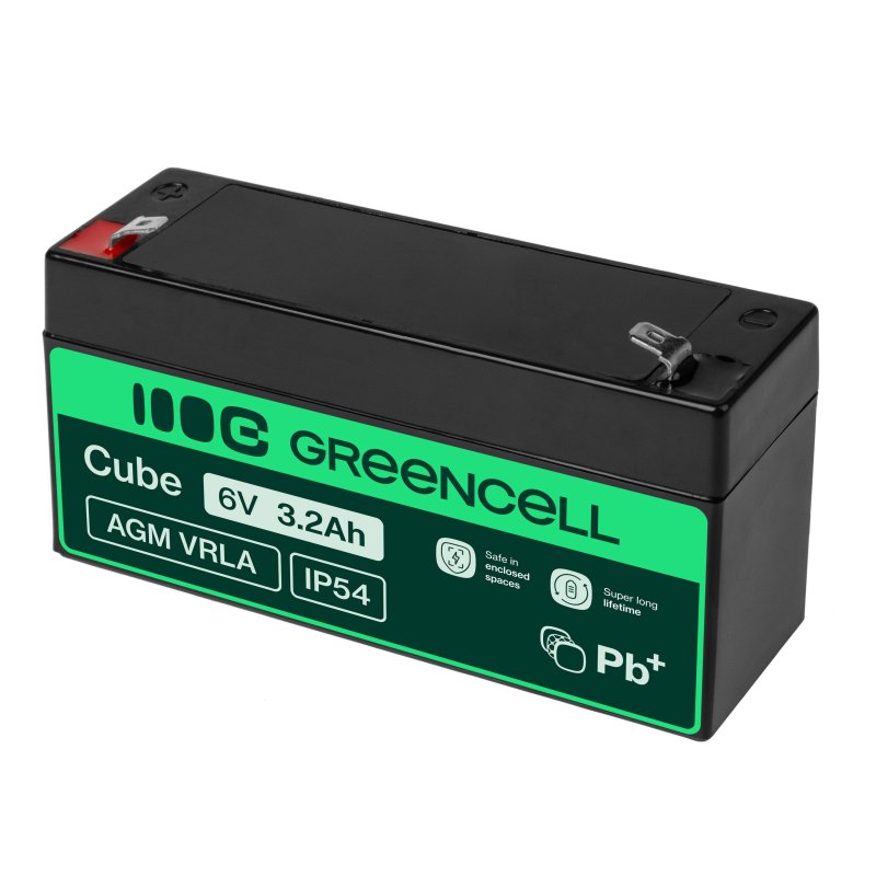 *Green Cell AGM Baterie 6V 3.3Ah