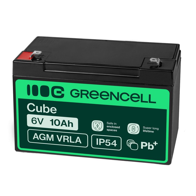 *Green Cell AGM Baterie 6V 10Ah