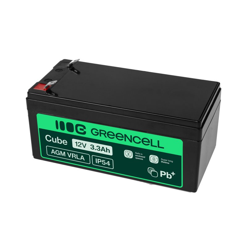 *Green Cell AGM Baterie 12V 3.3Ah
