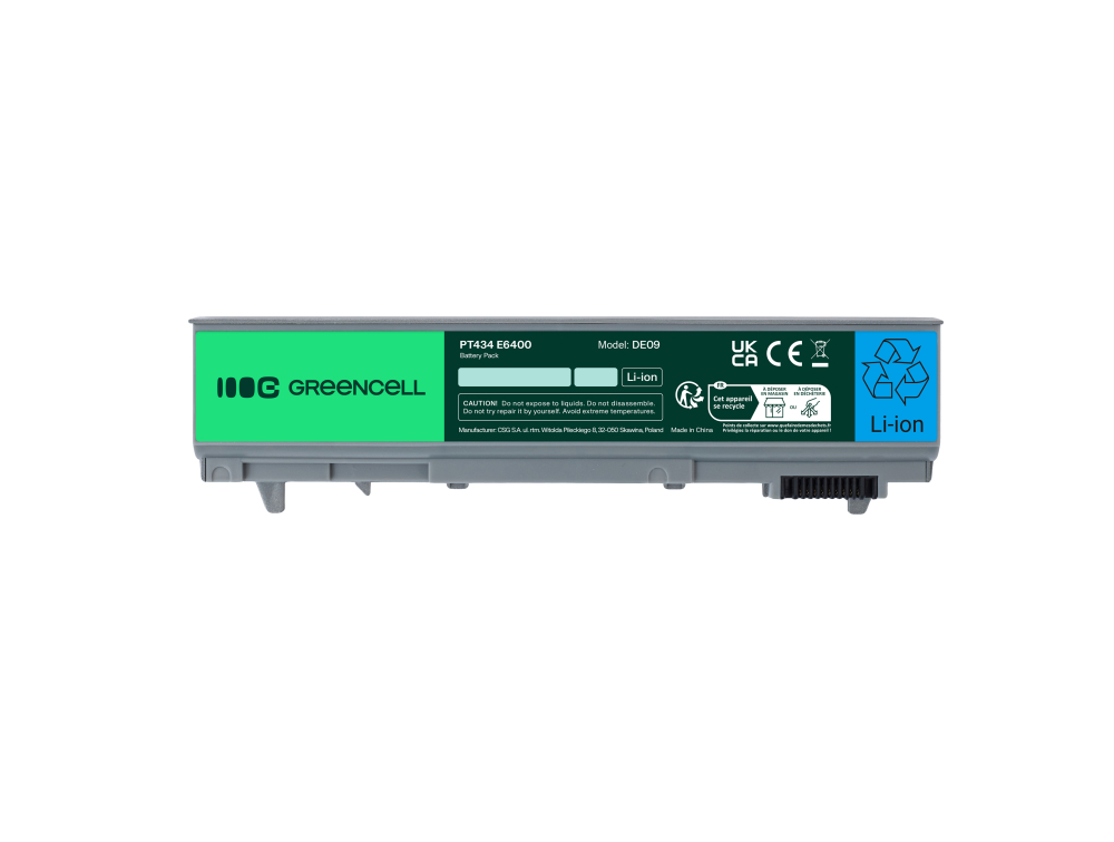 *Green Cell DE09 Baterie Dell Latitude E6400/E6410/E6500/E6510/6400/M2400/M4400 4400mAh Li-ion