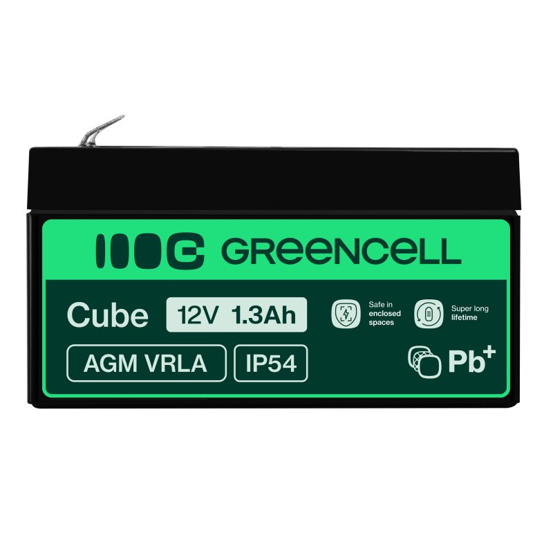 *Green Cell AGM baterie 12V 1.3Ah
