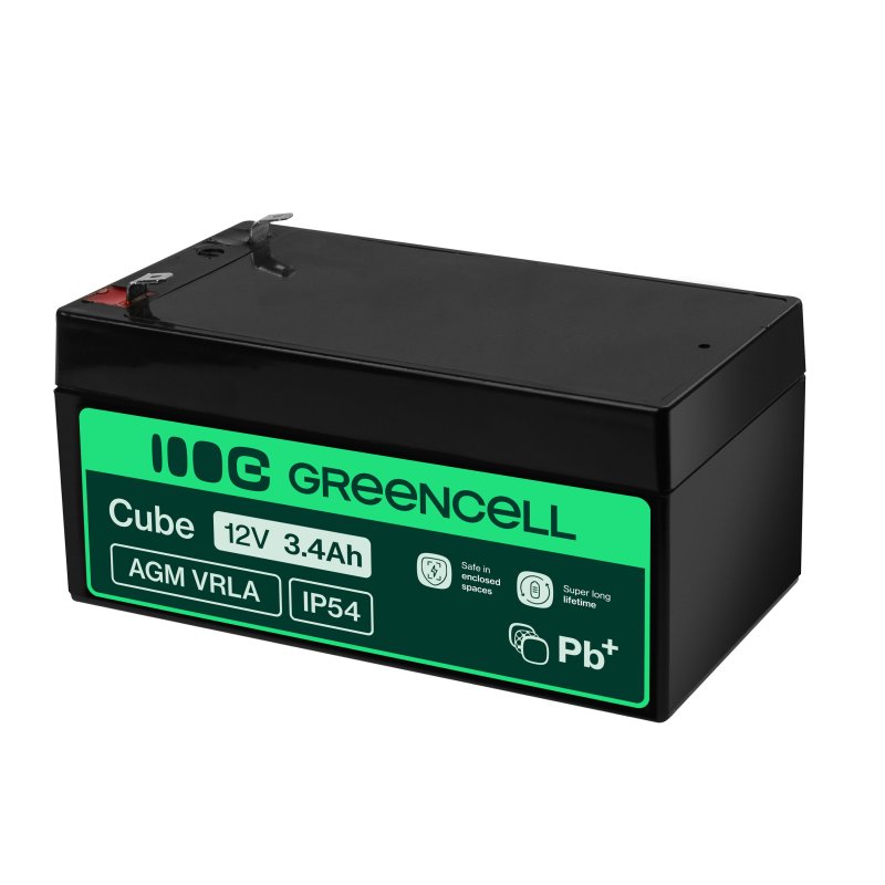 *Green Cell AGM baterie 12V 3.4Ah