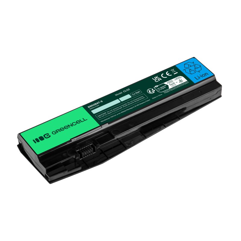 Green Cell CL02 Baterie Clevo N850BAT-6, Clevo N850 N855 N857 N870 N871 N875, Hyperbook N85 N85S N87 N87S 4400mAh Li-ion