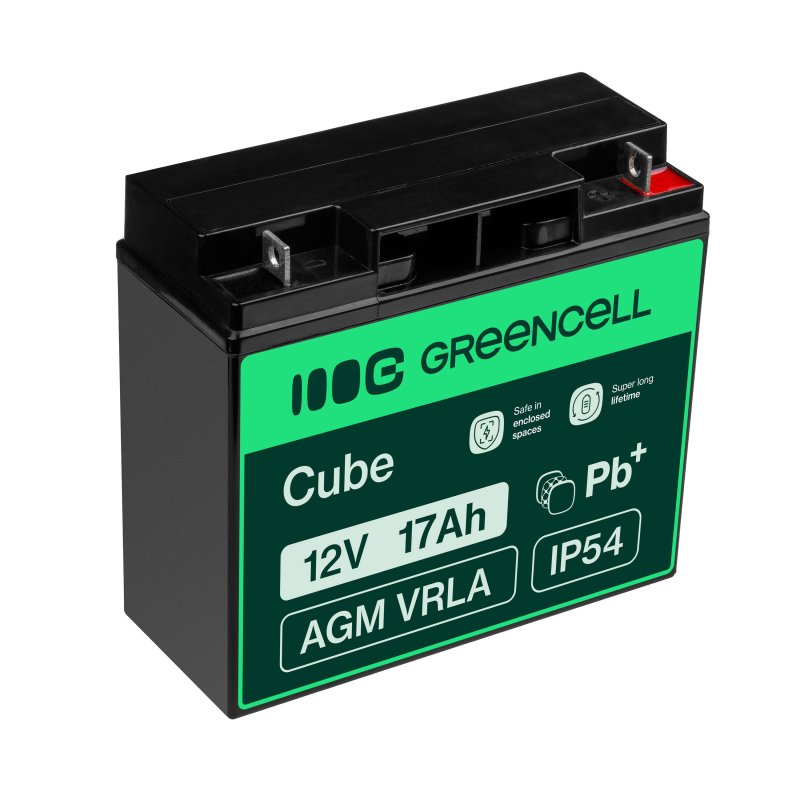 *Green Cell AGM Baterie 12V 17Ah