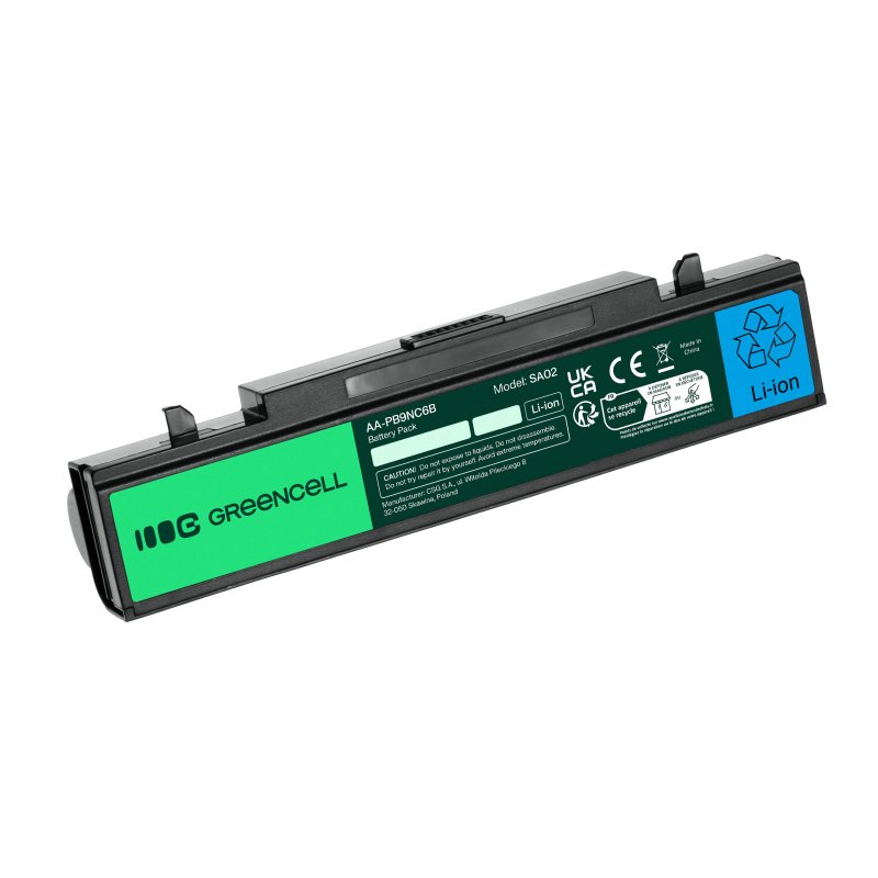 Green Cell SA02 Baterie Samsung RV511 R519 R522 R530 R540 R580 R620 R719 R780 6800mAh Li-Ion