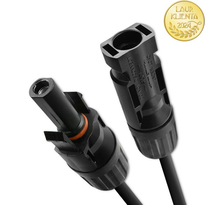 *Qoltec 52601 Instalační konektor MC4 Typ Y | 1000V | 30A  pro připojení fotovoltaických panelů 